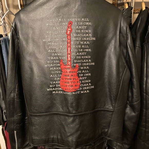 Hard Rock Cafe Las Vegas Leather Jacket